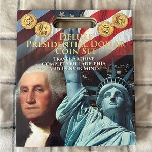 MOVING SALE - Deluxe Presidential Dollar Coin Set  (never used)